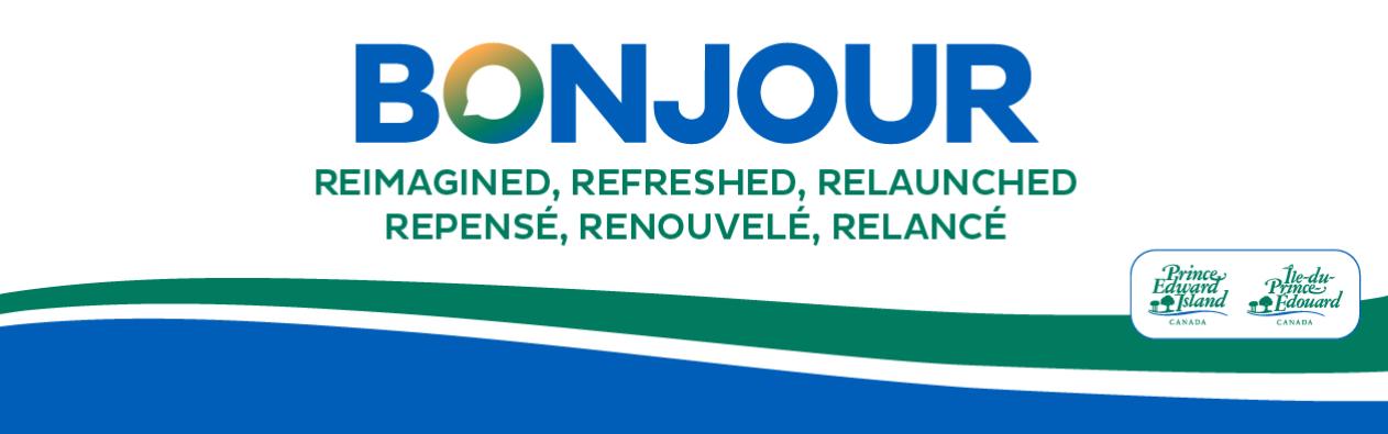 Bonjour Logo with blue and green waves